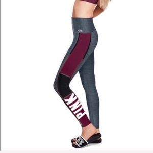 Vs Pink Bonded Leggings Nwot